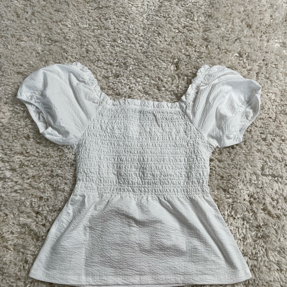 J. Crew Seersucker Babydoll Top Size XS - Picture 11 of 12